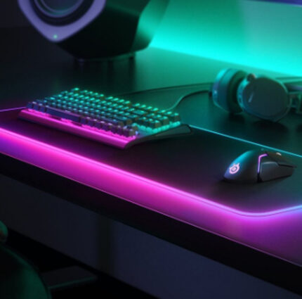 RGB 80X30 cm RGB Siyah Mouse Pad